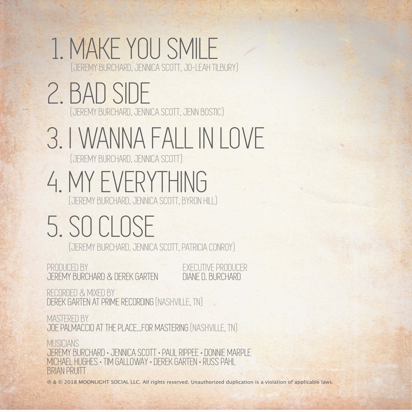Make You Smile (Physical CD)