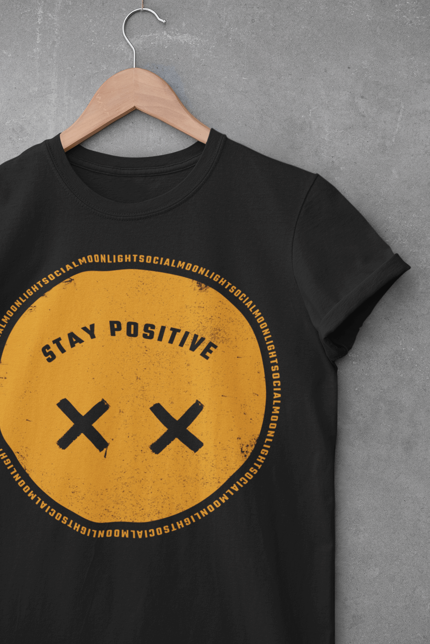 Stay Positive Upside Down Smiley